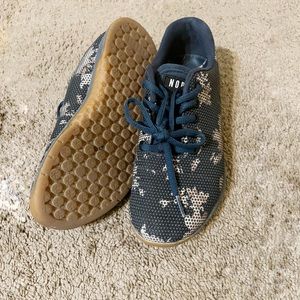 NoBull Floral Trainers - Women’s Size 6 - Navy